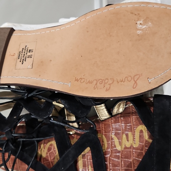 Sam Edelman tie-up sandals - Picture 2 of 4